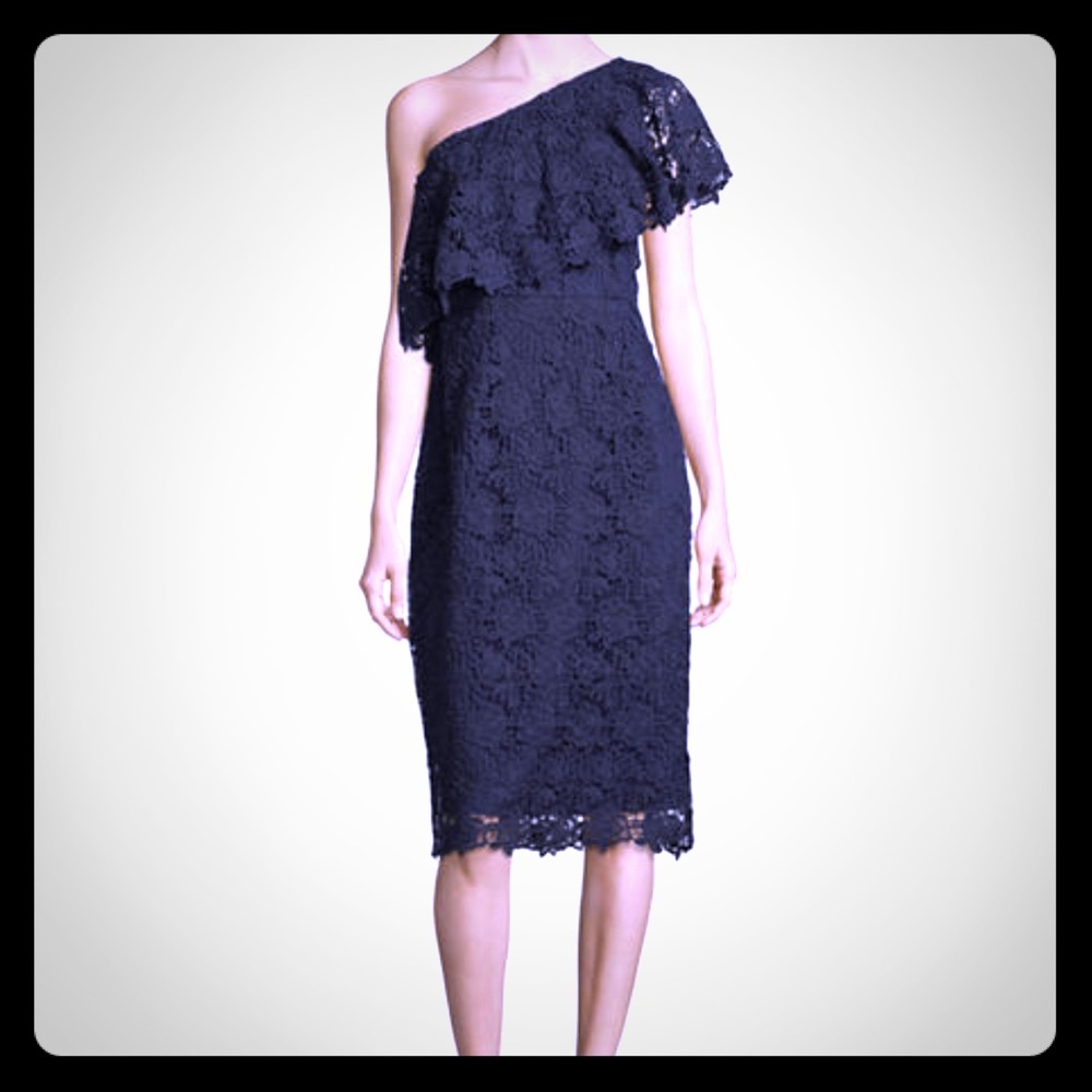 NWT lace one shoulder cocktail dress- Sz 6